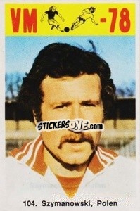 Sticker Szymanowski - Fodbold Argentina 1978
 n. 104 - LIBERO VM

