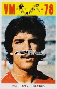 Sticker Tarak - Fodbold Argentina 1978
 n. 269 - LIBERO VM
