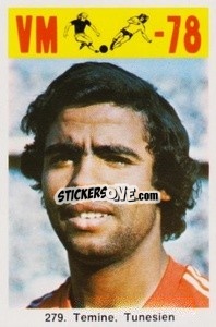 Sticker Temine - Fodbold Argentina 1978
 n. 279 - LIBERO VM

