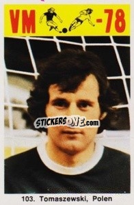 Sticker Tomaszewski - Fodbold Argentina 1978
 n. 103 - LIBERO VM
