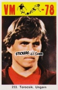 Sticker Torocsik - Fodbold Argentina 1978
 n. 233 - LIBERO VM
