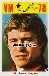 Sticker Torok - Fodbold Argentina 1978
 n. 219 - LIBERO VM
