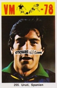 Sticker Uruli - Fodbold Argentina 1978
 n. 255 - LIBERO VM
