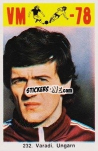 Sticker Varadi - Fodbold Argentina 1978
 n. 232 - LIBERO VM
