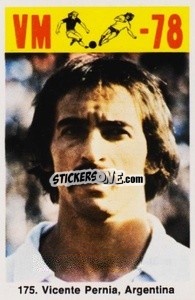 Sticker Vicente Pernia - Fodbold Argentina 1978
 - LIBERO VM

