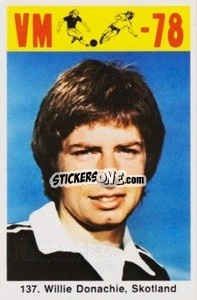Sticker Willie Donaghie - Fodbold Argentina 1978
 - LIBERO VM
