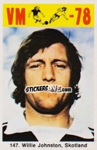 Sticker Willie Johnstone - Fodbold Argentina 1978
 - LIBERO VM
