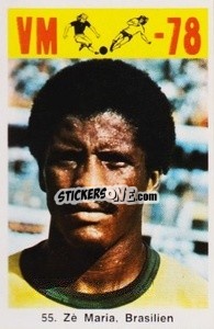 Sticker Ze Maria - Fodbold Argentina 1978
 n. 55 - LIBERO VM
