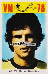 Sticker Ze Mario - Fodbold Argentina 1978
 n. 60 - LIBERO VM

