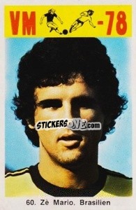 Sticker Ze Mario - Fodbold Argentina 1978
 - LIBERO VM
