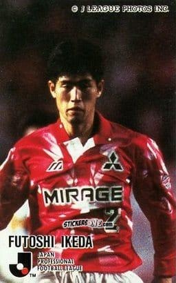 Figurina Futoshi Ikeda - J League 1995 n. 148 - calbee

