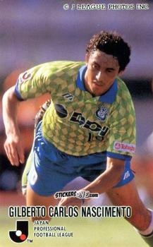 Sticker Gilberto Carlos Nascimento - J League 1995 n. 67 - calbee
