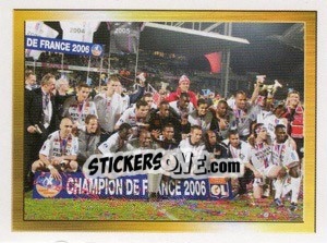 Sticker Le Champion De France - FOOT 2006-2007 - Panini