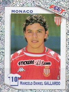 Sticker Marcelo Daniel Gallardo - FOOT 2006-2007 n. 13 - Panini