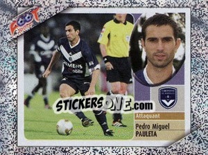 Sticker Pedro Miguel Pauleta - FOOT 2006-2007 n. 19 - Panini
