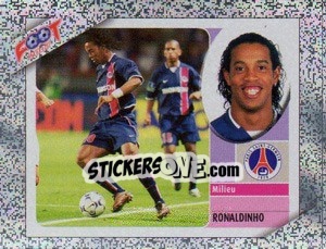 Sticker Ronaldinho - FOOT 2006-2007 n. 20 - Panini