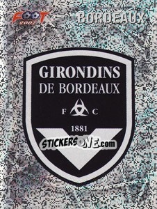 Sticker Bordeaux écusson - FOOT 2006-2007 n. 49 - Panini
