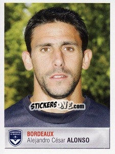 Sticker Alejandro César Alonso - FOOT 2006-2007 n. 59 - Panini