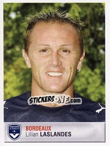 Sticker Lilian Laslandes - FOOT 2006-2007 n. 69 - Panini