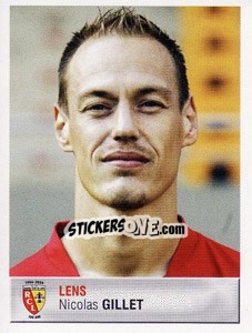 Sticker Nicolas Gillet - FOOT 2006-2007 n. 105 - Panini