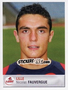 Cromo Nicolas Fauvergue - FOOT 2006-2007 - Panini