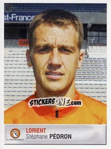 Sticker Stéphane Pédron - FOOT 2006-2007 n. 157 - Panini