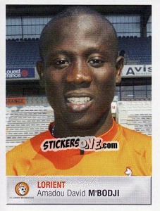 Figurina Amadou David M'bodji - FOOT 2006-2007 n. 161 - Panini