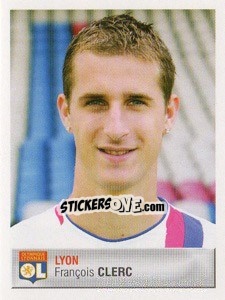 Sticker François Clerc - FOOT 2006-2007 n. 170 - Panini