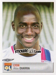 Sticker Alou Diarra - FOOT 2006-2007 n. 174 - Panini