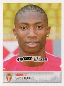 Figurina Serge Gakpe - FOOT 2006-2007 - Panini