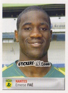 Sticker Emerse Faé - FOOT 2006-2007 - Panini