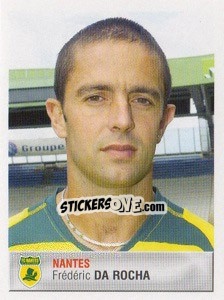 Sticker Frédéric Da Rocha - FOOT 2006-2007 n. 266 - Panini