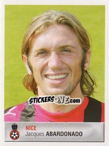 Sticker Jacques Abardonado - FOOT 2006-2007 n. 285 - Panini