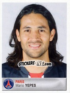 Sticker Mario Yepes - FOOT 2006-2007 n. 306 - Panini
