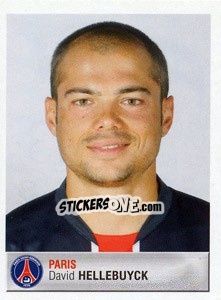 Sticker David Hellebuyck - FOOT 2006-2007 n. 313 - Panini