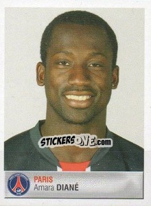 Cromo Amara Diané - FOOT 2006-2007 - Panini