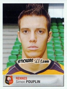 Figurina Simon Pouplin - FOOT 2006-2007 - Panini