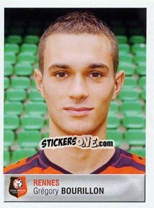 Sticker Grégory Bourillon - FOOT 2006-2007 - Panini