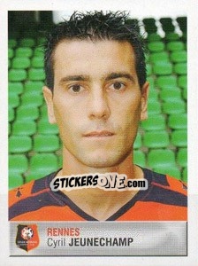 Sticker Cyril Jeunechamp - FOOT 2006-2007 n. 336 - Panini