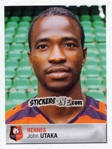 Sticker John Utaka - FOOT 2006-2007 n. 342 - Panini
