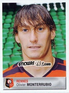 Sticker Olivier Monterrubio - FOOT 2006-2007 n. 345 - Panini