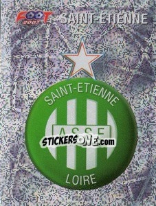 Sticker Saint-étienne écusson - FOOT 2006-2007 n. 347 - Panini