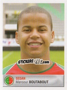 Sticker Mansour Boutabout - FOOT 2006-2007 - Panini