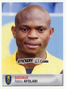 Sticker Rabiu Afolabi - FOOT 2006-2007 n. 396 - Panini
