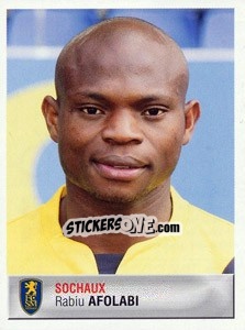 Figurina Rabiu Afolabi - FOOT 2006-2007 - Panini