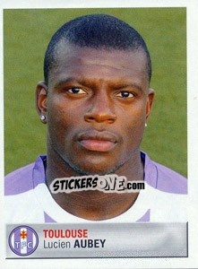 Sticker Lucien Aubey - FOOT 2006-2007 - Panini