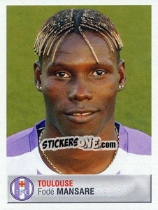 Sticker Fodé Mansare - FOOT 2006-2007 n. 425 - Panini