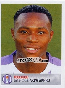 Sticker Jean-Louis Akpa Akpro - FOOT 2006-2007 n. 434 - Panini