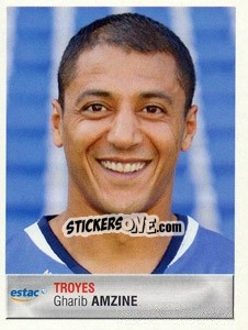 Sticker Gharib Amzine - FOOT 2006-2007 - Panini