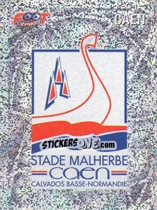 Sticker Caen écusson